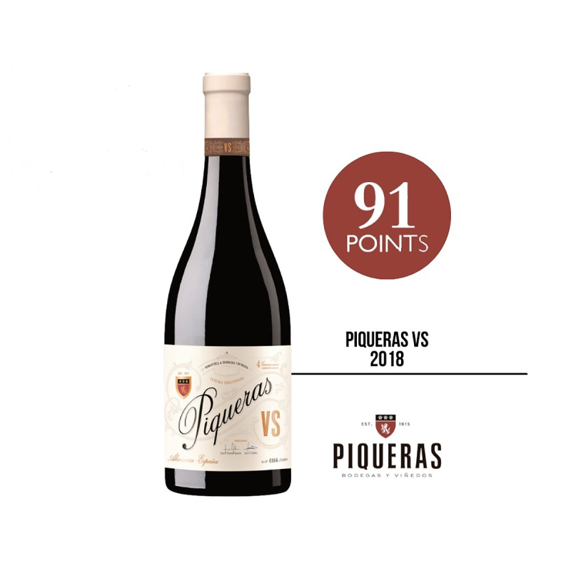 Rượu vang Bodegas Piqueras VS Monastrell & Garnacha Tintorera 2016 (Spain)