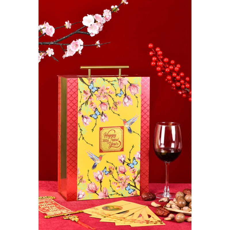 HỘP QUÀ VALI VÀNG XUÂN 