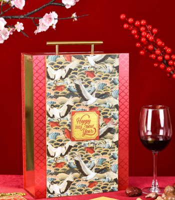HỘP QUÀ VALI HỌA TIẾT XUÂN
